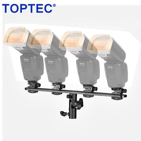 TOPTEC 一轉四閃光燈多用途支架38cm一轉二托架一托四閃光燈架1轉2多用途支架