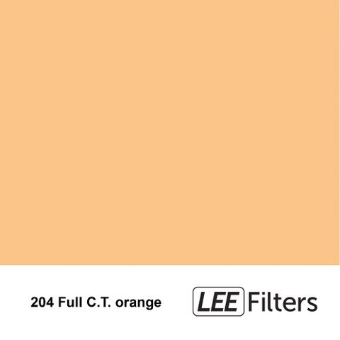 LEE Filter 204 Full C.T. Orange 燈紙 色溫紙