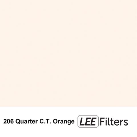 LEE Filter 206 Quarter C.T. Orange 燈紙 色溫紙