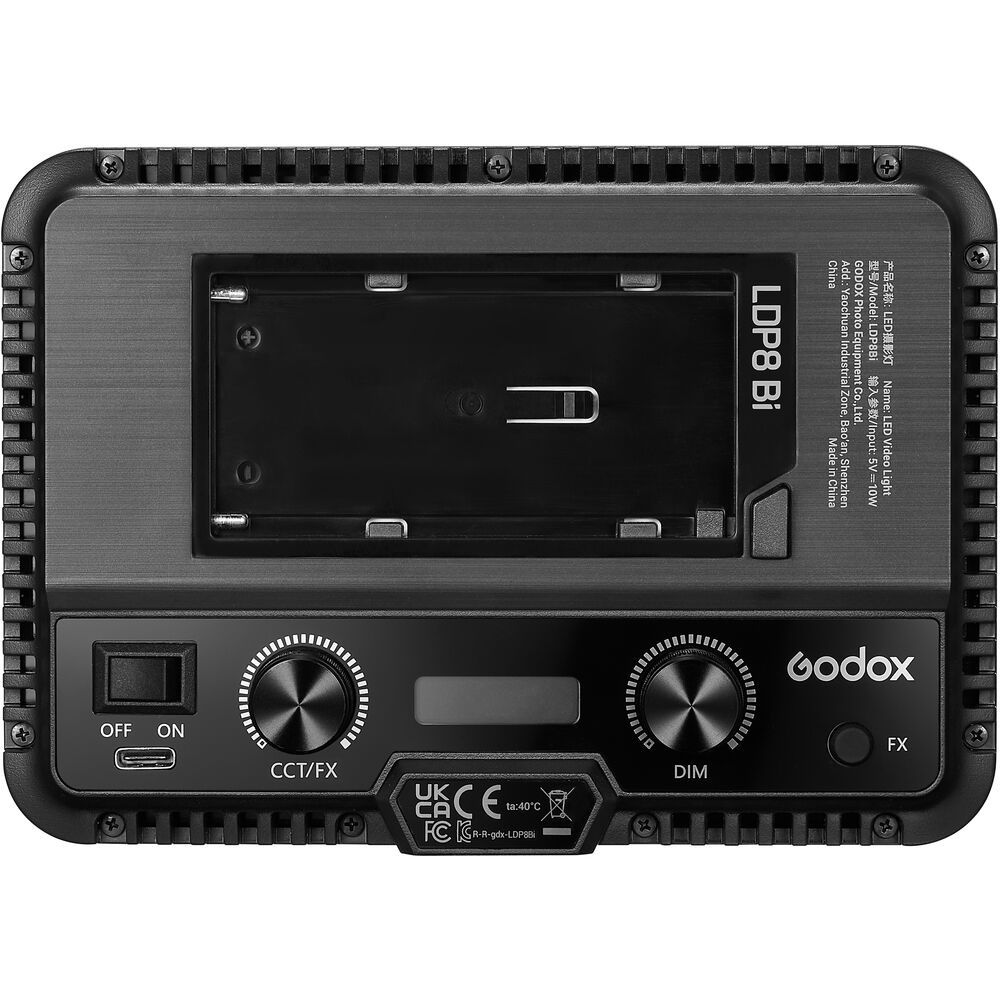 Godox 神牛  LDP8Bi 10W雙色溫LED柔光攝影燈 【開年公司】| 內建FX光效兩種供電方式