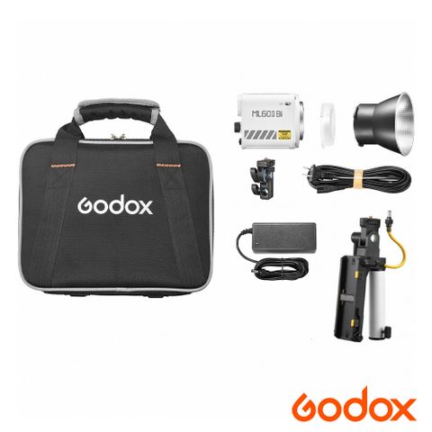 Godox 神牛 ML60II BI Kit1 雙色溫 60W LED燈 含NP-F電池把手套組 公司貨