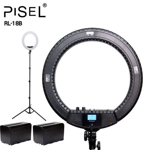 送大鋰電外拍大環燈PISEL 環形燈RL-18B送大鋰電變壓器燈架台灣專利商品18吋環形燈CRI:95顯指