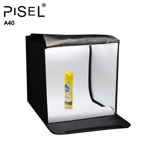 PISEL A40快速折收LED攝影棚方棚光棚網拍商品手機攝影飾品玩具樣品新產品菜品美食拍攝商業靜物攝影學校教學