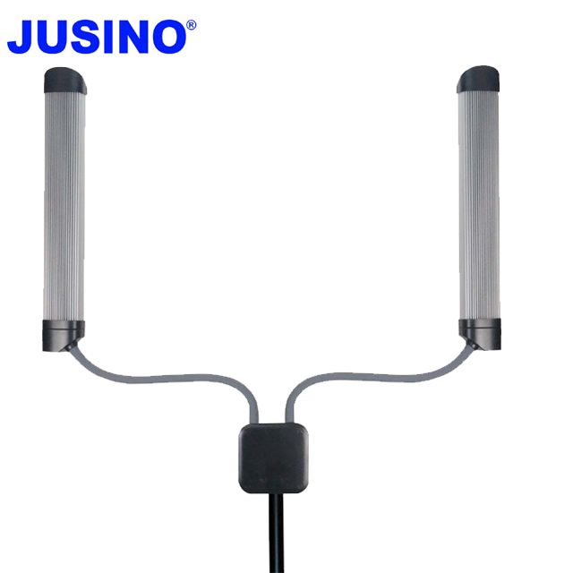 Jusino  LED雙劍攝影燈LED-DB500CRI(Ra)95 紅外線遙控環形臉書FB網路直播主播美容美髮紋鏽補光燈學校教學