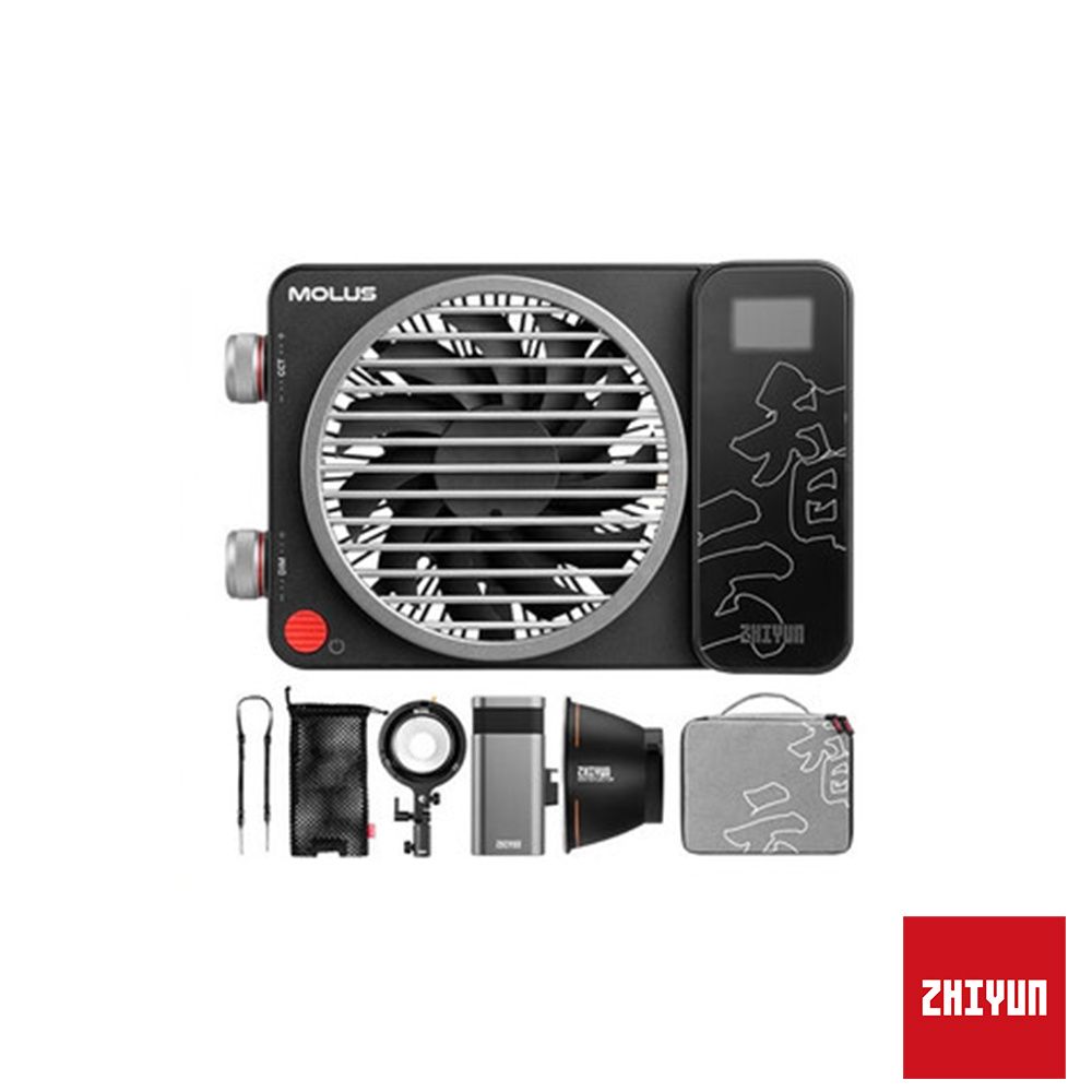 ZHIYUN 智雲   100W COB MOLUS X100 COMBO 套裝版 (含電池)