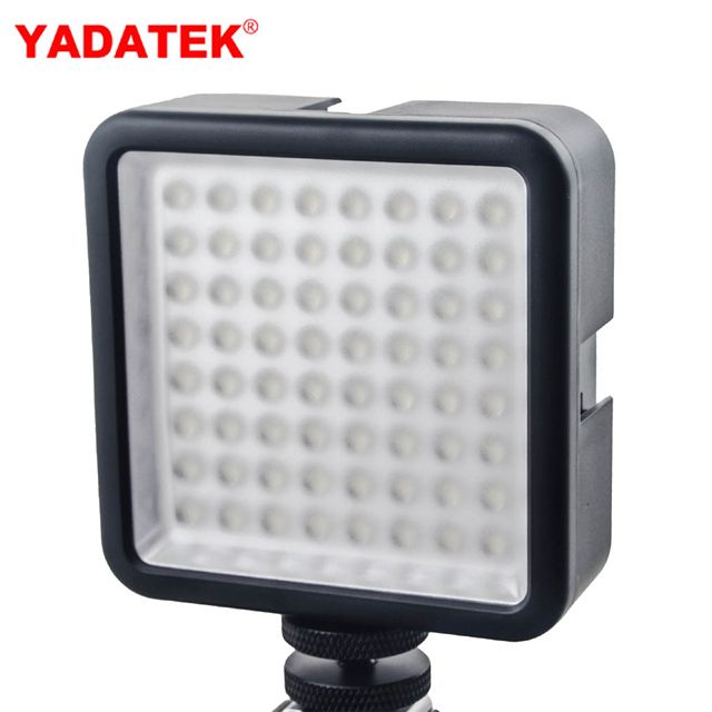 YADATEK   LED64攝影燈DV錄影燈LED攝影燈手機拍攝補光燈隨手攜帶補光燈