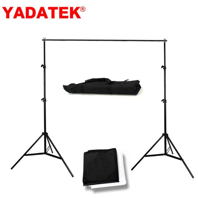 YADATEK 背景架2X2M(送黑白布)背景立架T形架旗板架柔光紙架曬衣架展示掛架陳列架