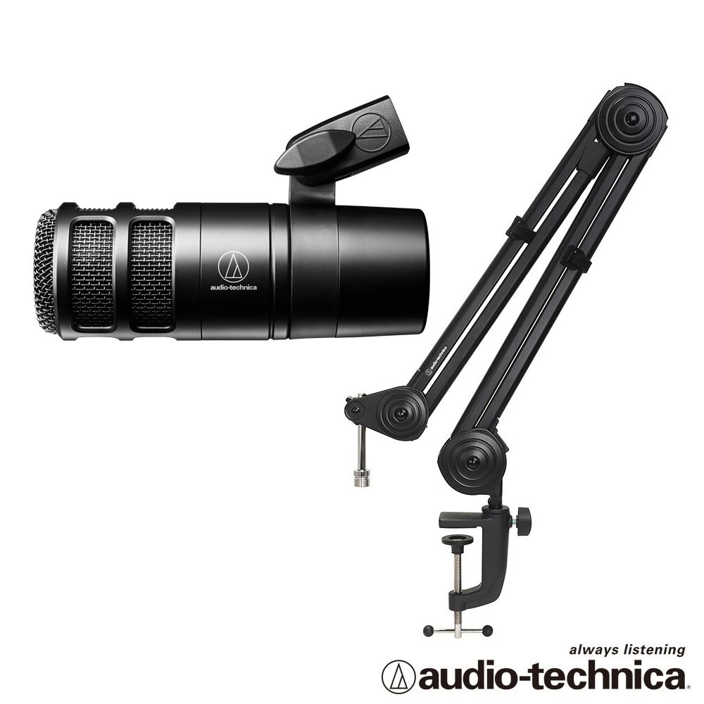 audio-technica 鐵三角  專業Podcast創作組 AT2040+AT8700J