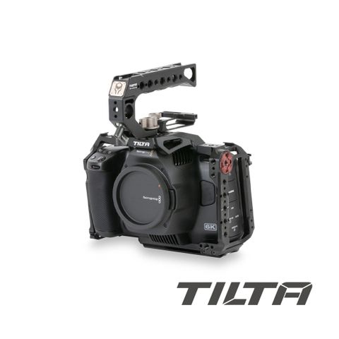 TILTA 鐵頭 BMPCC Blackmagic 攝影機 6K PRO 基礎版全籠提籠-黑色 公司貨