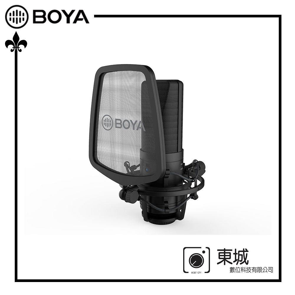 BOYA   BY-M1000 大振膜電容麥克風 東城代理商公司貨