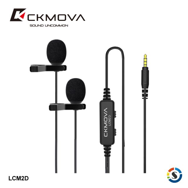 CKMOVA  全向電容式雙頭領夾式麥克風 LCM2D(3.5mm)