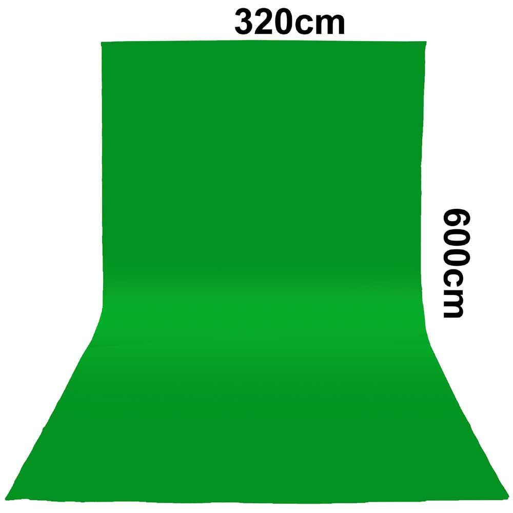 uWinka 綠色背景布320X600公分綠幕綠布摳圖背景布去背KEY背虛擬攝影棚用綠幕去背合成直播背景