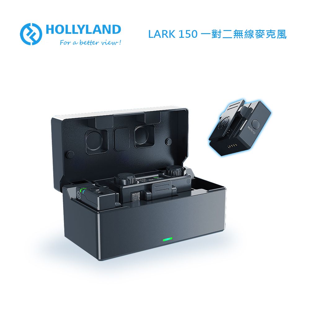 HollyLand 猛瑪圖傳Lark 150 一對二無線麥克風- PChome 24h購物