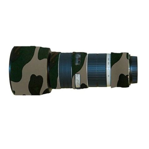 ▼最輕便而有效的保護功能Lenscoat for Canon EF 70-200mm F4 L IS USM 砲衣 綠色迷彩 (公司貨)