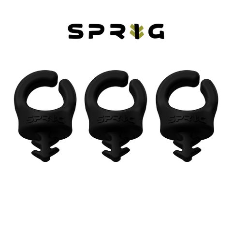 SPRIG 3/8"-16 整線扣 - 低調黑 (三入/包)