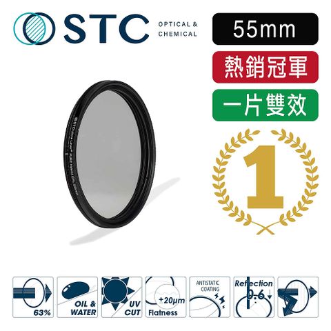 [STC] 全新二代-PURE Hybrid CPL 55mm 純淨極致透光 (-0.5EV) 偏光鏡