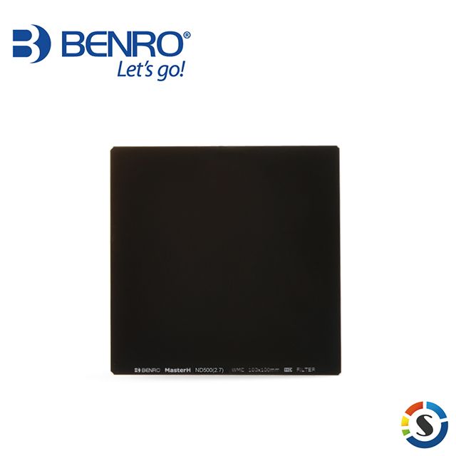 BENRO百諾MASTER Harden ND500 (2.7) 100X100mm 鋼化方型減光鏡