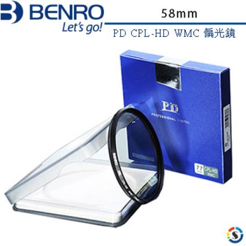 BENRO 百諾 PD CPL-HD WMC 偏光鏡 58mm