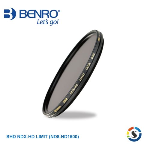 BENRO 百諾 77mm SHD NDX-HD LIMIT (ND8-ND1500) 可調式減光鏡