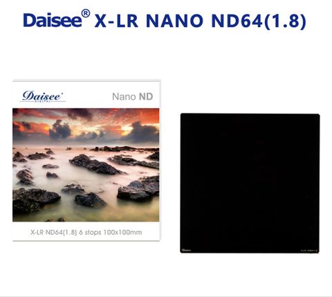 Daisee X-LR Nano ND64(1.8)100*100mm方形減光鏡