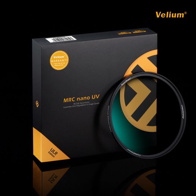 Velium 銳麗瓏 德國水晶鏡片 銳龍/ MRC nano 8K 多層奈米鍍膜 UV 72mm 保護鏡 (總代理公司貨)