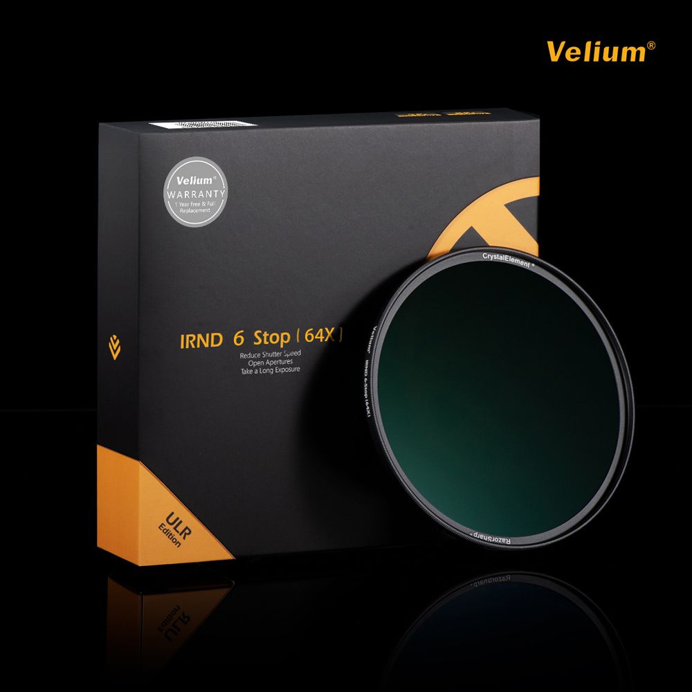 Velium 銳麗瓏 德國水晶鏡片 銳龍/ MRC nano 8K ND64 IRND 6-Stop 67mm 多層奈米鍍膜減光鏡 (總代理公司貨)