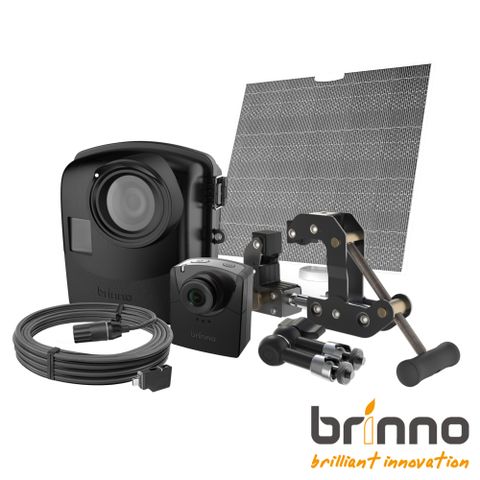 贈創意支架（市價$2000）brinno 高清版建築工程縮時攝影相機太陽能板套組 BCC2000++ASP1000P