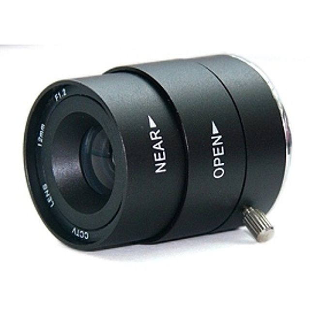  監視器攝影機 手動光圈 12mm/F1.2 鏡頭 CCTV 監視器鏡頭 CS Mount CS鏡頭 CS接口攝像機 DVR監控用品