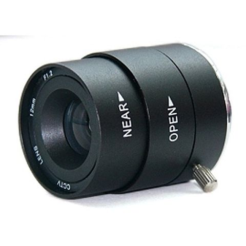 監視器攝影機 手動光圈 12mm/F1.2 鏡頭 CCTV 監視器鏡頭 CS Mount CS鏡頭 CS接口攝像機 DVR監控用品