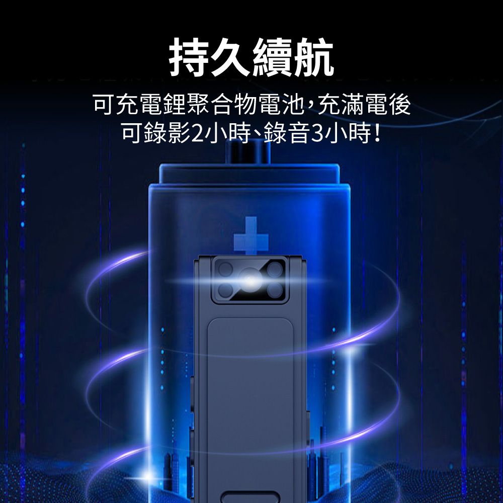  【含64GB記憶卡】wifi款領夾式微型攝影機 循環錄影 可連接手機查看 磁吸 背夾 紅外線夜視 密錄器