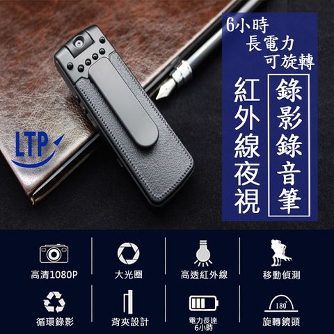 LTP 升級版180度旋轉式鏡頭1080P電力超強微型攝影機