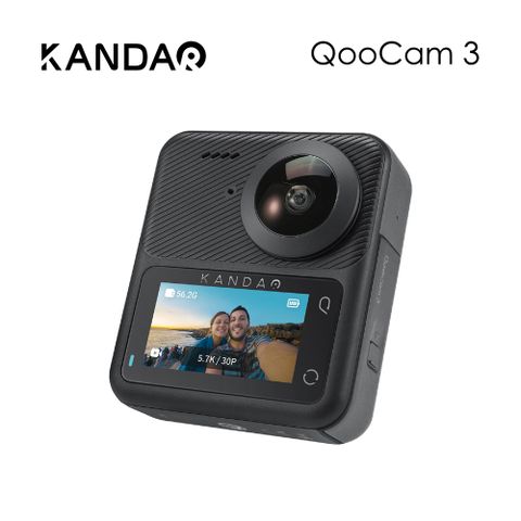 日拍好看 夜拍超強 四聲道全景收音KANDAO QooCam 3 360度全景聲運動攝影機