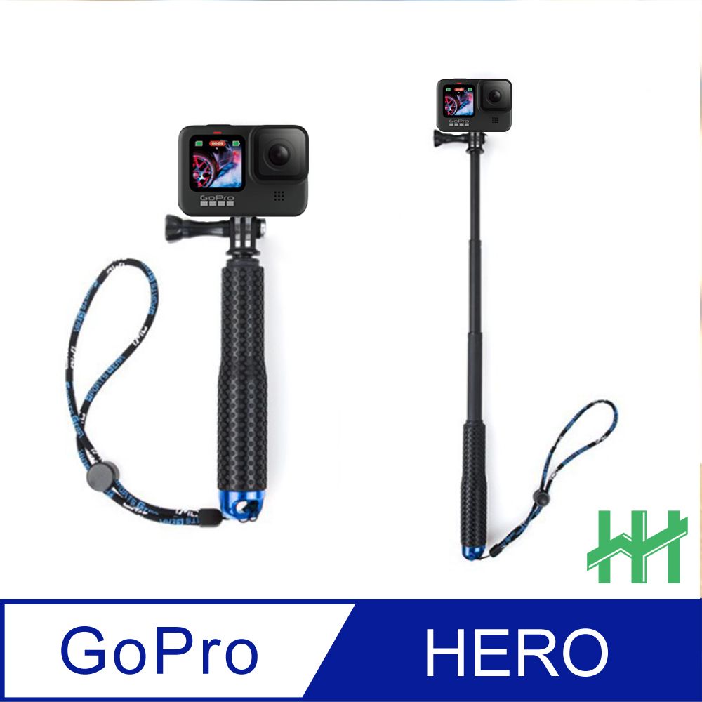 HH GoPro 鋁合金伸縮自拍杆- PChome 24h購物