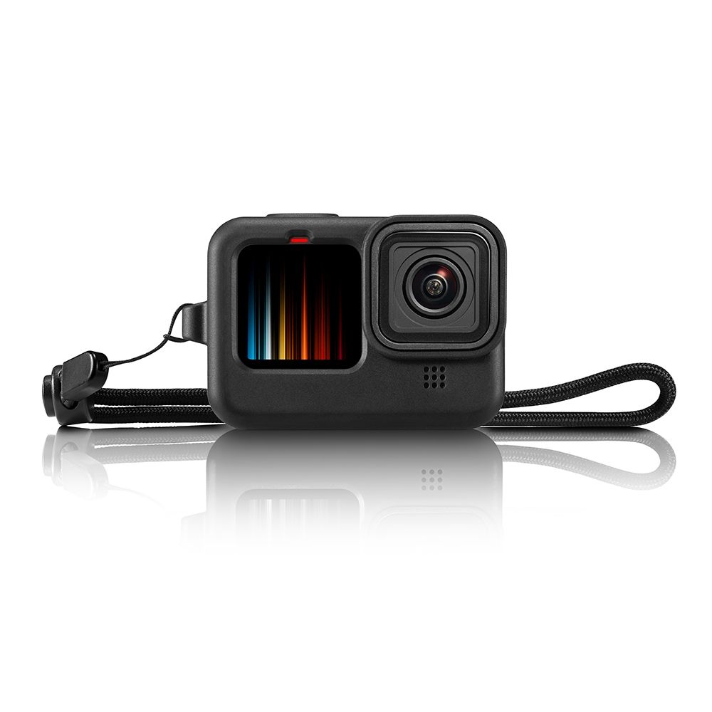 GoPro HERO 11、10 、9 BLACK 矽膠護套+繫繩+鏡頭蓋(黑) - PChome 24h購物