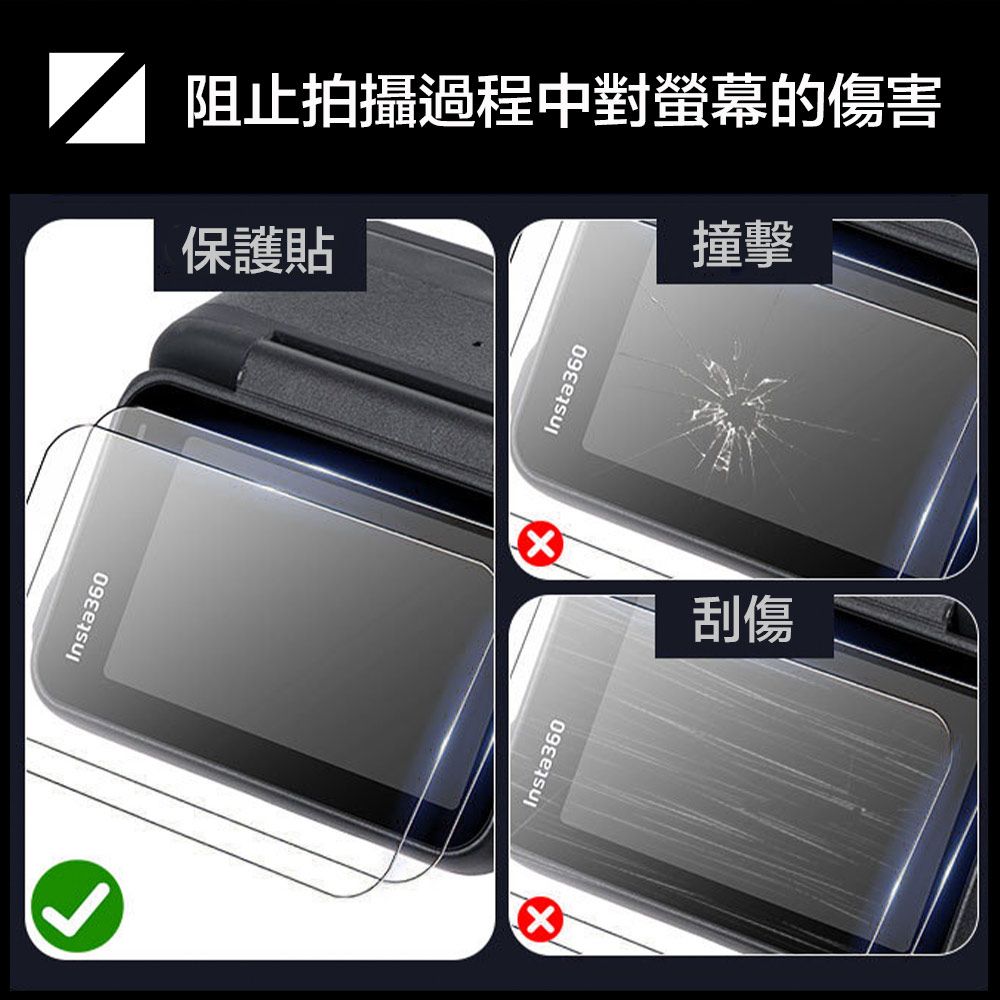 嚴選   Insta360 Ace Pro 防刮防撞 高清鋼化玻璃保護貼