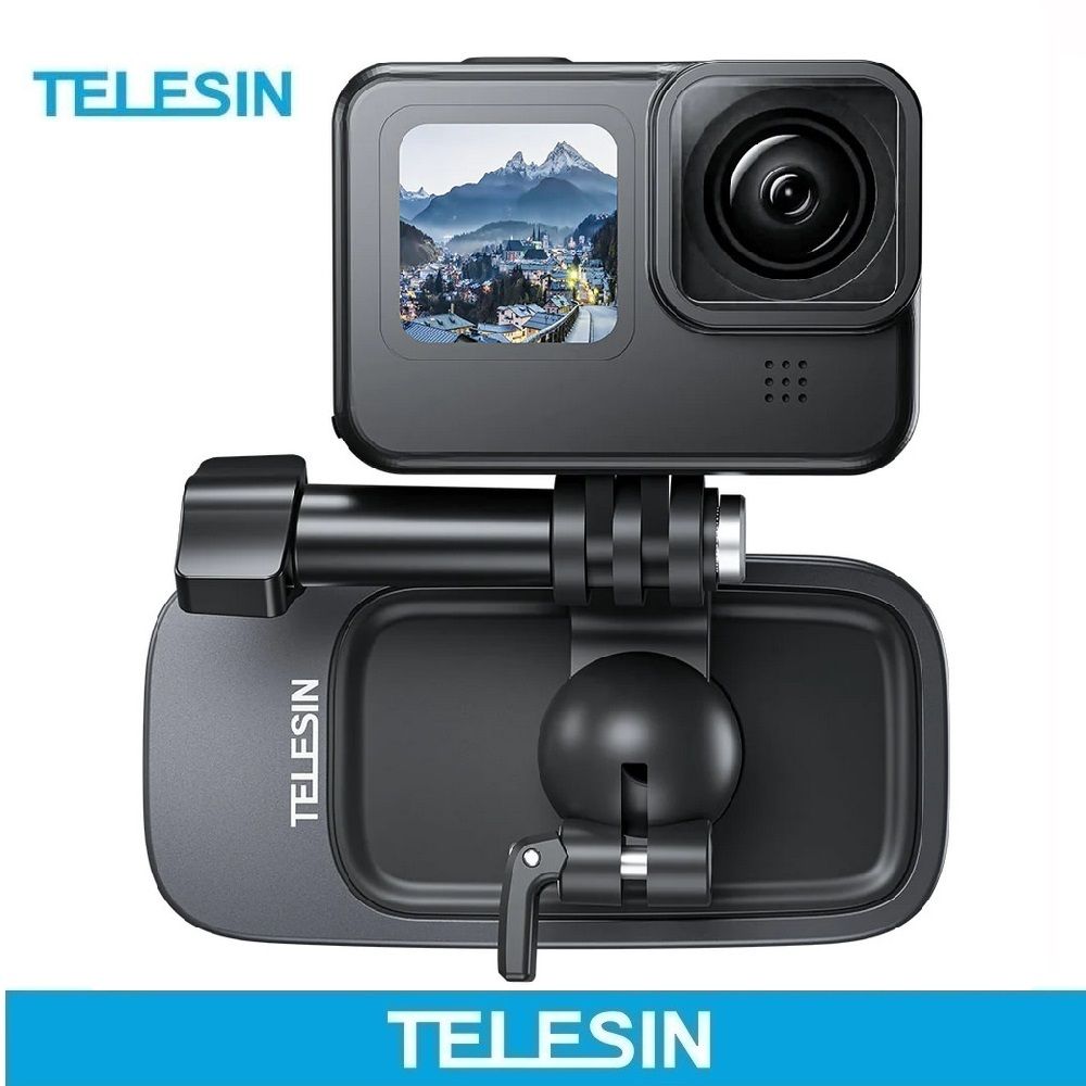 TELESIN  GOPRO磁吸萬向背包夾