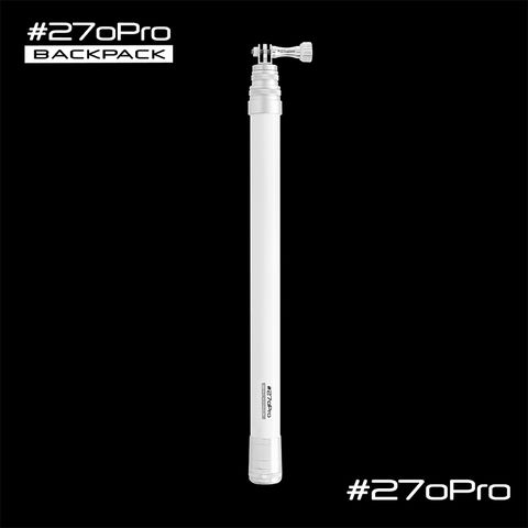 台灣品牌 #270Pro Backpack WHITE 全碳纖維自拍桿