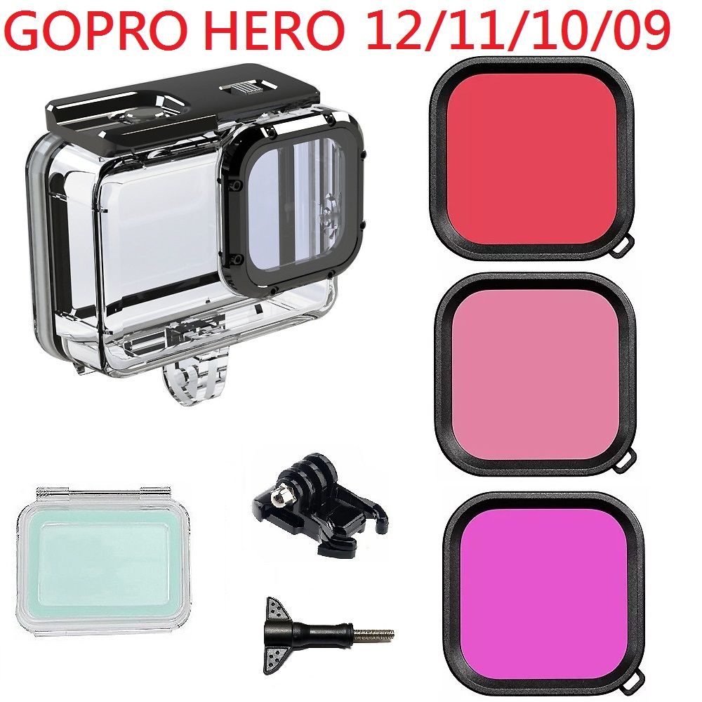 GOPRO HERO11 10 9 50米觸控防水殼/防護殼-送3色濾鏡- PChome 24h購物