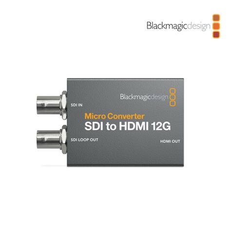 Blackmagic Design BMD Micro Converter SDI to HDMI 12G 微型廣播級轉換器(不含AC變壓器) 公司貨