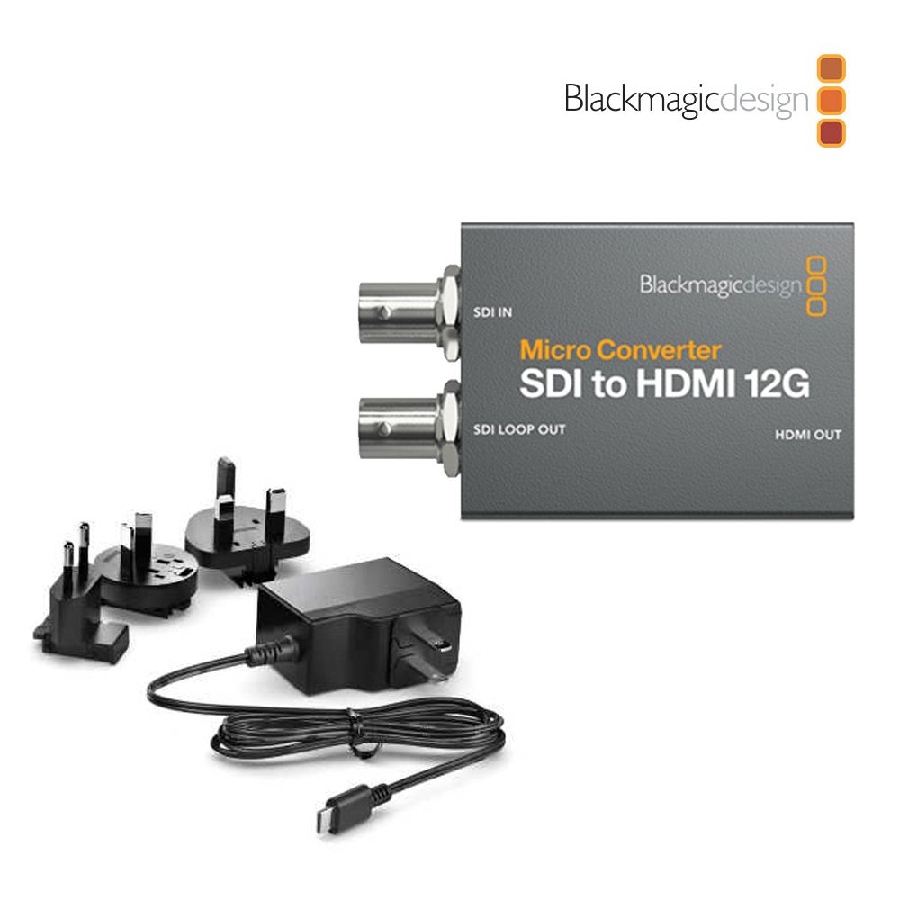 Blackmagic Design BMD Micro Converter SDI to HDMI 12G 微型廣播級