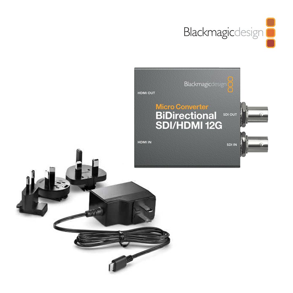 Blackmagic Design  BMD Micro Converter BiDirect SDI/HDMI 12G 迷你雙向視訊轉換器(含AC變壓器) 公司貨