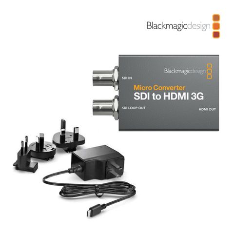 Blackmagic Design BMD Micro Converter SDI to HDMI 3G 微型廣播級轉換器(含AC變壓器) 公司貨