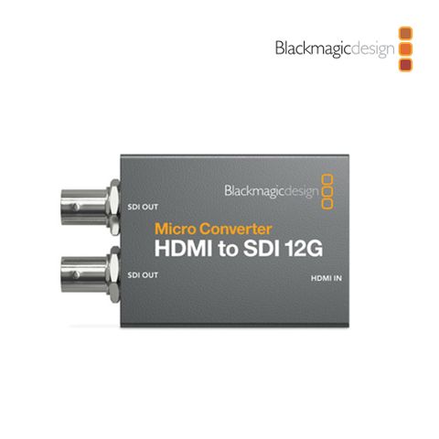 Blackmagic Design BMD Micro Converter HDMI to SDI 12G 微型廣播級視訊轉換器(不含AC變壓器) 公司貨