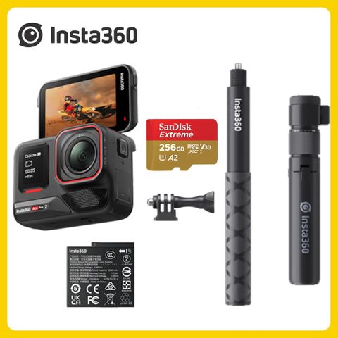 Insta360 Ace Pro 2 翻轉螢幕運動相機 單電版 子彈時間套裝 (先創公司貨)