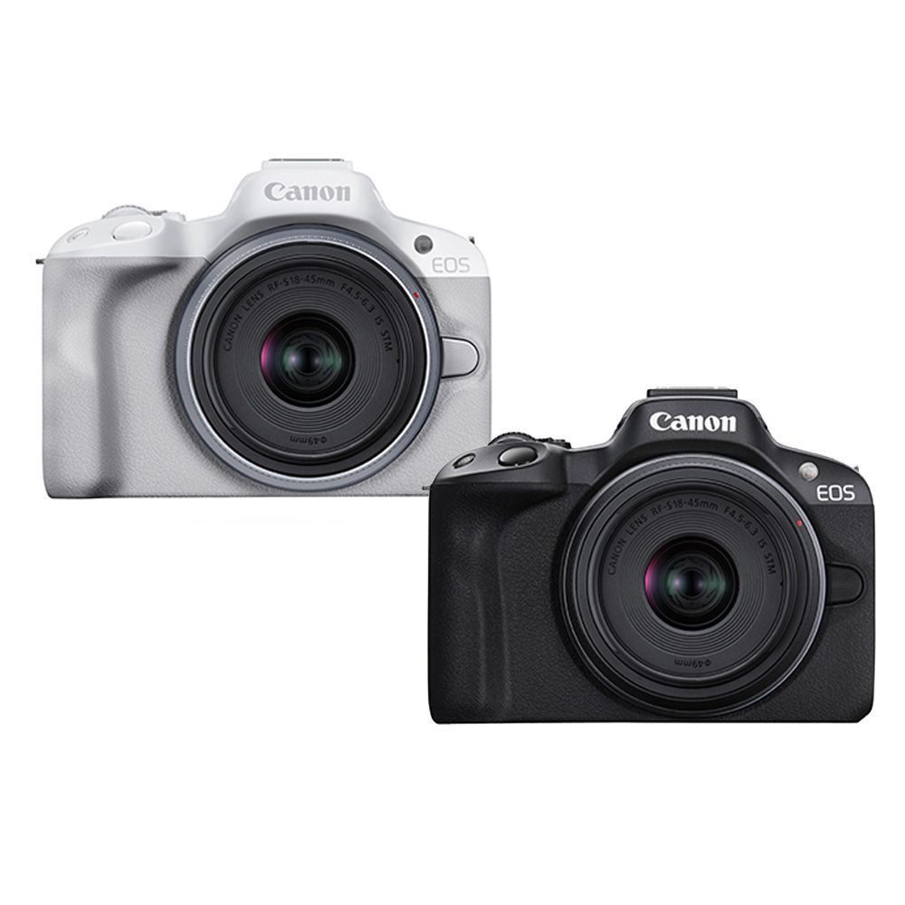 Canon EOS R50+RF-S18-45mm f/4.5-6.3 IS STM 公司貨- PChome 24h購物