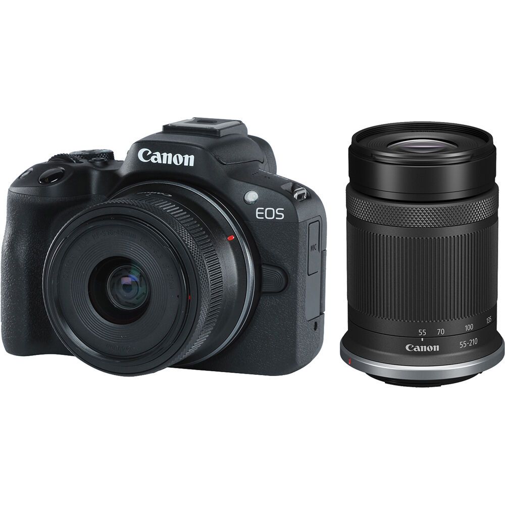 Canon 佳能 EOS R50 + RF-S18-45 IS STM & RF-S55-210mm IS STM 公司貨