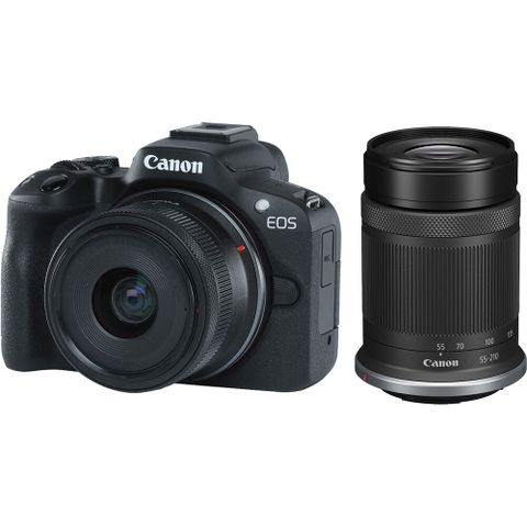 ★雙鏡組Canon EOS R50 + RF-S18-45 IS STM&amp; RF-S55-210mm IS STM 公司貨