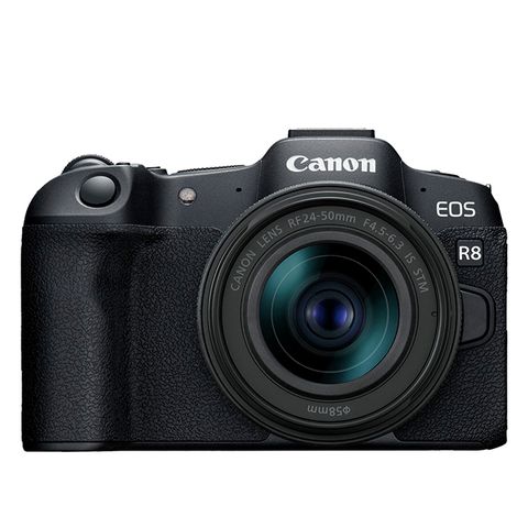 最輕巧的全片幅無反光鏡相機Canon EOS R8 + RF24-50mm F/4.5-6.3 IS STM 公司貨