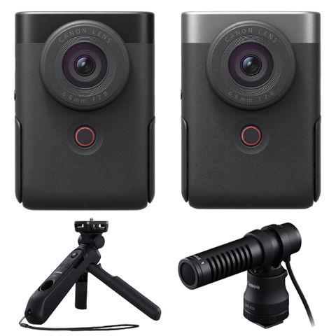 VLOG 影音相機▼新品上市Canon PowerShot V10 公司貨+HG-100TBR手把+DM-E100麥克風 公司貨