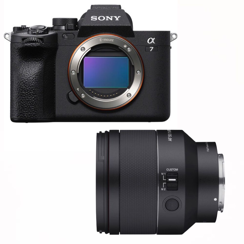 SONY ILCE-7M4 機身+ SAMYANG AF 50mm F1.4 FE II 定焦鏡(公司貨